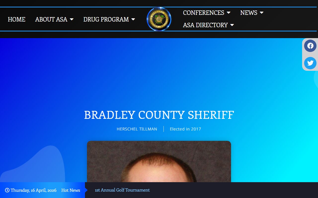 Bradley County warrant records  -  Sheriff info page